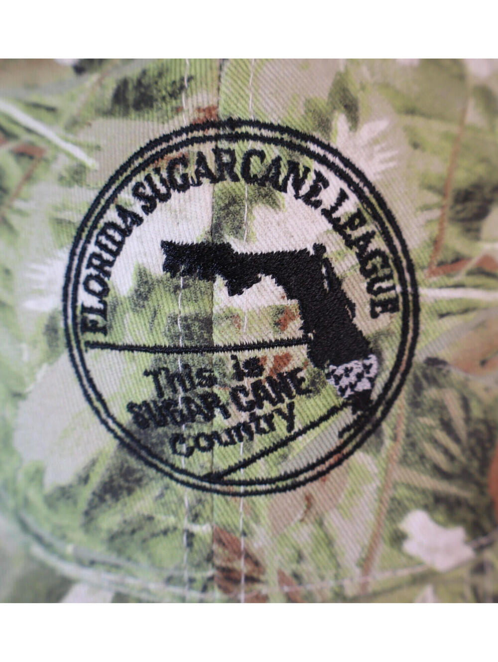 Florida Sugar Cane Camo Hat Cap Cotton Strap Tree Dad Hat